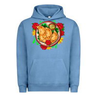 Empanadas Plate And Roses Urban Hoodie | Teevron