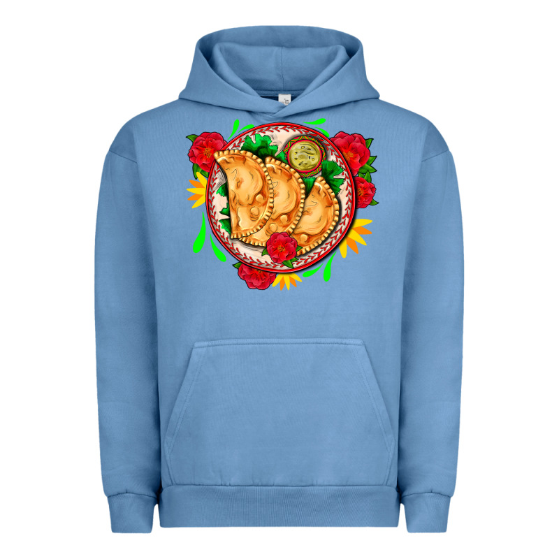 Empanadas Plate And Roses Urban Hoodie by AdoDesignShop | Teevron