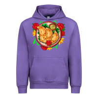 Tulip empanadas plate and roses Urban Hoodie - AdoDesignShop