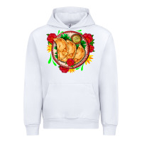 White empanadas plate and roses Urban Hoodie - AdoDesignShop