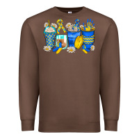 Chestnut down syndrome coffee cups Premium Sweatshirt - Zillion Design Studio