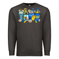 Smoke down syndrome coffee cups Premium Sweatshirt - Zillion Design Studio
