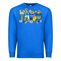 True Royal down syndrome coffee cups Premium Sweatshirt - Zillion Design Studio