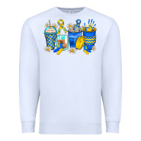 White down syndrome coffee cups Premium Sweatshirt - Zillion Design Studio