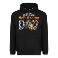 Black best racing dad Heavyweight Hoodie - texasbilliewilder
