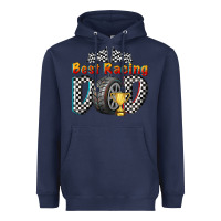 Navy best racing dad Heavyweight Hoodie - texasbilliewilder