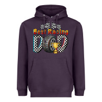 Plum best racing dad Heavyweight Hoodie - texasbilliewilder