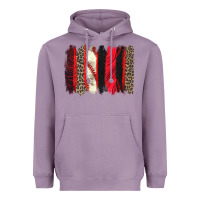 Lavender baseball brushstroke Heavyweight Hoodie - Zillion Design Studio