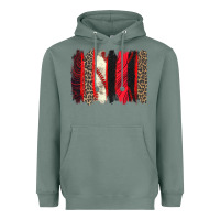Sage baseball brushstroke Heavyweight Hoodie - Zillion Design Studio