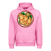 Fuchsia Pink empanada Urban Hoodie - AdoDesignShop