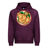 Mauve Wine empanada Urban Hoodie - AdoDesignShop