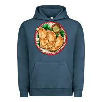 Pigment Midnight Navy empanada Urban Hoodie - AdoDesignShop