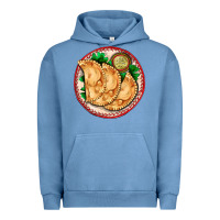 Pigment Pebble Blue empanada Urban Hoodie - AdoDesignShop
