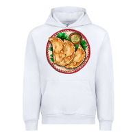 White empanada Urban Hoodie - AdoDesignShop