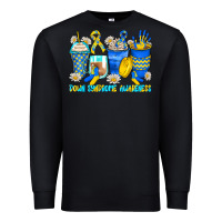 Black down syndrome coffee cups Premium Sweatshirt - Zillion Design Studio