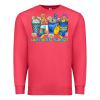 Cardinal down syndrome coffee cups Premium Sweatshirt - Zillion Design Studio