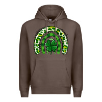 Coffee St Patrick Rainbow Premium Hoodie - Jasminsmagicworld