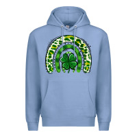 Colony Blue St Patrick Rainbow Premium Hoodie - Jasminsmagicworld