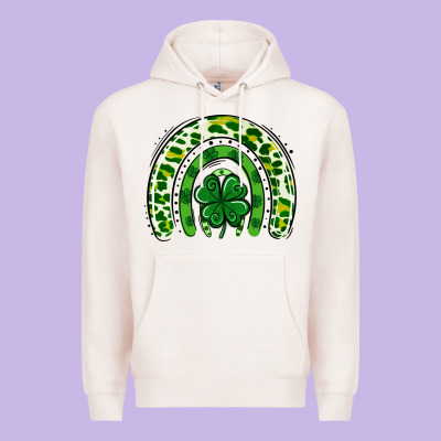 St Patrick Rainbow Premium Hoodie Designed By Jasminsmagicworld