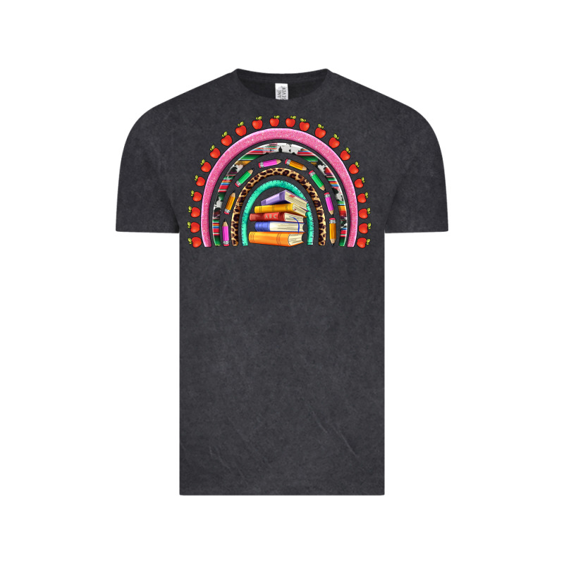Teacher Pen Apple Books Rainbow Vintage Tee by Artiststas | Teevron