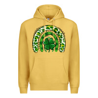 Antique Gold St Patrick Rainbow Premium Hoodie - Jasminsmagicworld