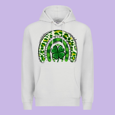 St Patrick Rainbow Premium Hoodie Designed By Jasminsmagicworld