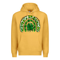 Mustard St Patrick Rainbow Premium Hoodie - Jasminsmagicworld