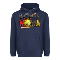 Navy ballpark mama softball Heavyweight Hoodie - Zillion Design Studio