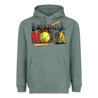 Sage ballpark mama softball Heavyweight Hoodie - Zillion Design Studio