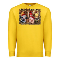 Lemon christmas farm animals Premium Sweatshirt - RanaPortraitStore
