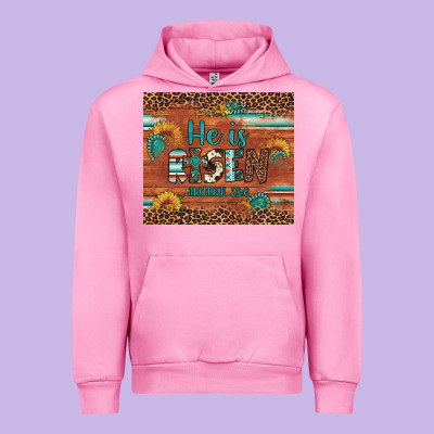 He Is Risen Gemstone Sunflower Leopard Urban Hoodie Designed By Artiststas
