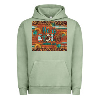 Pigment Oil Green he is risen gemstone sunflower leopard Urban Hoodie - Artiststas