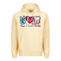 Pina Colada peace love dental Premium Hoodie - AdoDesignShop