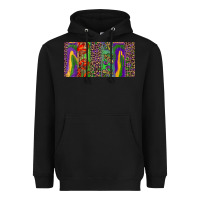 Black Mardi gras brushstrokes crawfish fleur de lis Heavyweight Hoodie - RanaPortraitStore