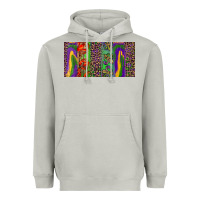Moon Dust Mardi gras brushstrokes crawfish fleur de lis Heavyweight Hoodie - RanaPortraitStore
