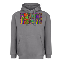Storm Mardi gras brushstrokes crawfish fleur de lis Heavyweight Hoodie - RanaPortraitStore
