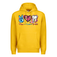 Lemon peace love dental Premium Hoodie - AdoDesignShop