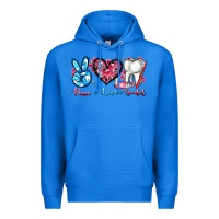True Royal peace love dental Premium Hoodie - AdoDesignShop