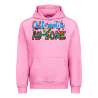 Fuchsia Pink different is au some Urban Hoodie - Artiststas