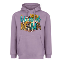 Lavender blessed mama with sunflowers Heavyweight Hoodie - texasbilliewilder