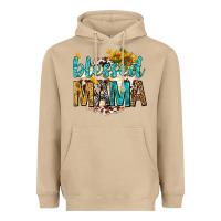 Mushroom blessed mama with sunflowers Heavyweight Hoodie - texasbilliewilder