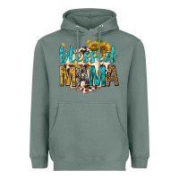 Sage blessed mama with sunflowers Heavyweight Hoodie - texasbilliewilder