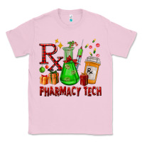 Bubblegum Pink pharmacy tech christmas Classic Tee - FaDigitalArtStudio