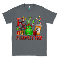 Charcoal Heather pharmacy tech christmas Classic Tee - FaDigitalArtStudio