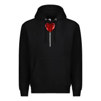 Black heart candy Premium Hoodie - AdoDesignShop