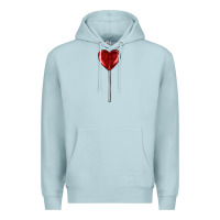 Blue Mist heart candy Premium Hoodie - AdoDesignShop