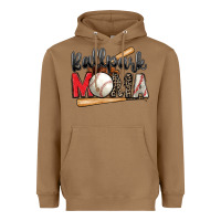 Toasted Coconut ballpark mama baseball Heavyweight Hoodie - Zillion Design Studio