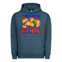 Pigment Midnight Navy empanada or nada Urban Hoodie - AdoDesignShop