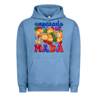 Pigment Pebble Blue empanada or nada Urban Hoodie - AdoDesignShop
