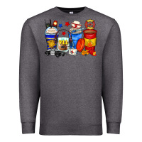 Charcoal Heather dispatcher coffee cups Premium Sweatshirt - Zillion Design Studio